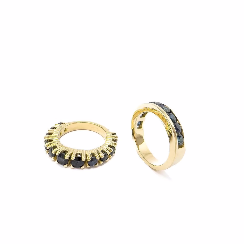 Anillo media alianza, en nuestra joyería en Andorra