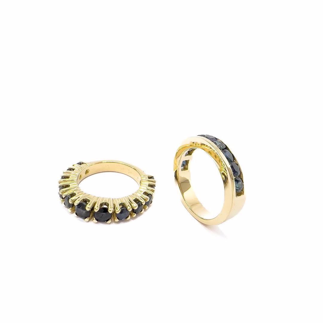 Anillo media alianza, en nuestra joyería en Andorra